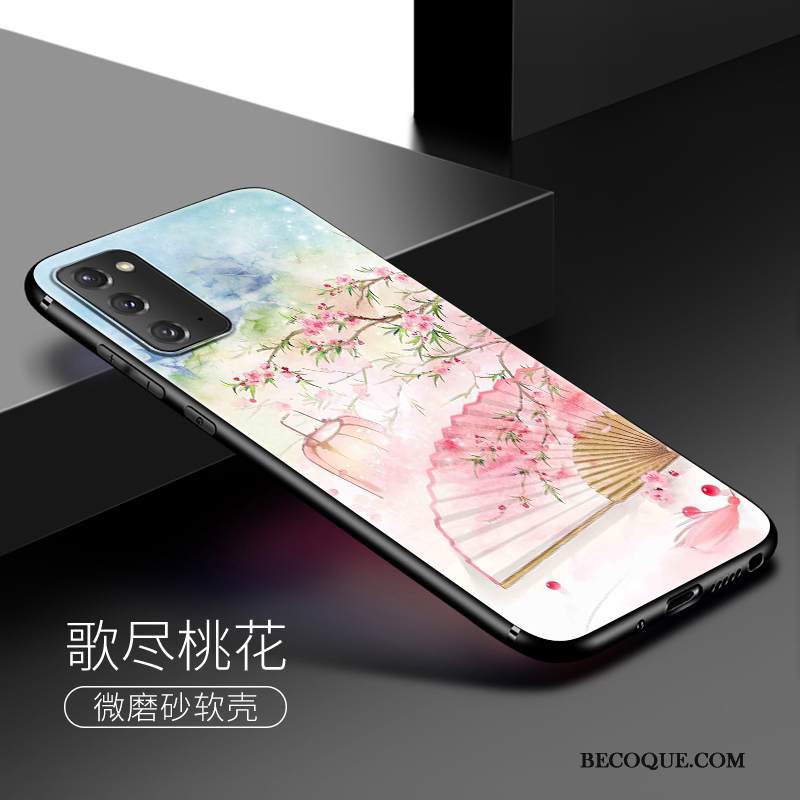 Kuori Samsung Galaxy Note20 Silikoni Tuuli Murtumaton, Kotelo Samsung Galaxy Note20 Sininen Puhelimen Kuoret