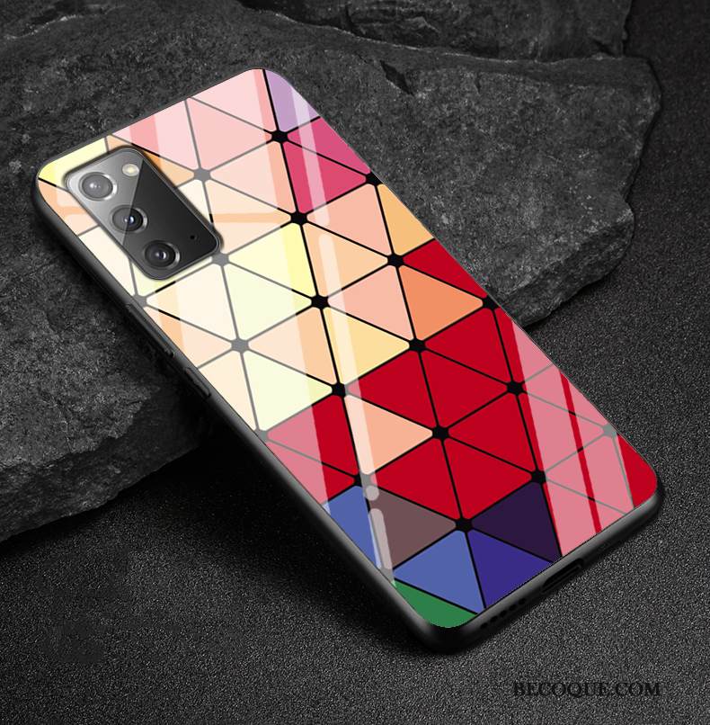 Kuori Samsung Galaxy Note20 Suojaus Muokata Lasi, Kotelo Samsung Galaxy Note20 Pehmeä Neste Timantti Puhelimen Kuoret