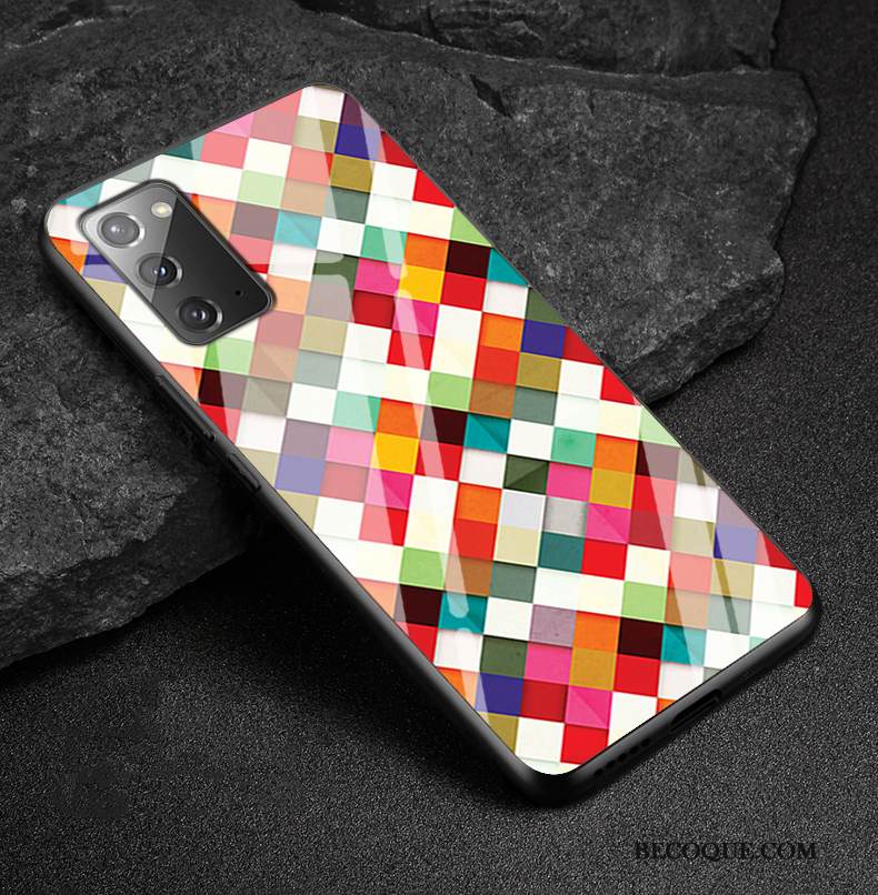 Kuori Samsung Galaxy Note20 Suojaus Muokata Lasi, Kotelo Samsung Galaxy Note20 Pehmeä Neste Timantti Puhelimen Kuoret