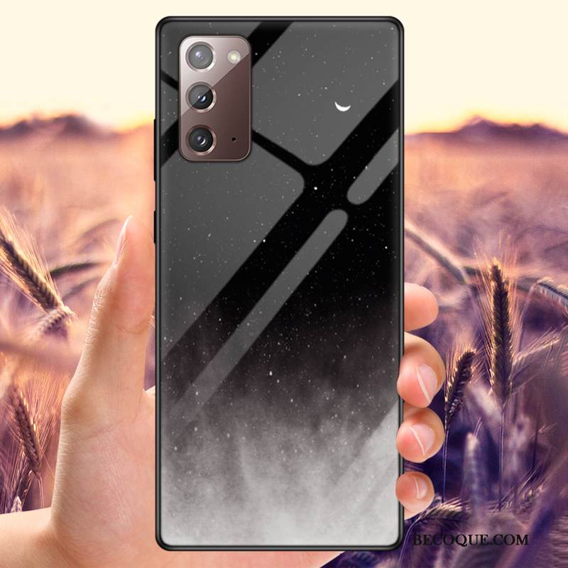 Kuori Samsung Galaxy Note20 Suojaus Net Red Peili, Kotelo Samsung Galaxy Note20 Sininen Murtumaton