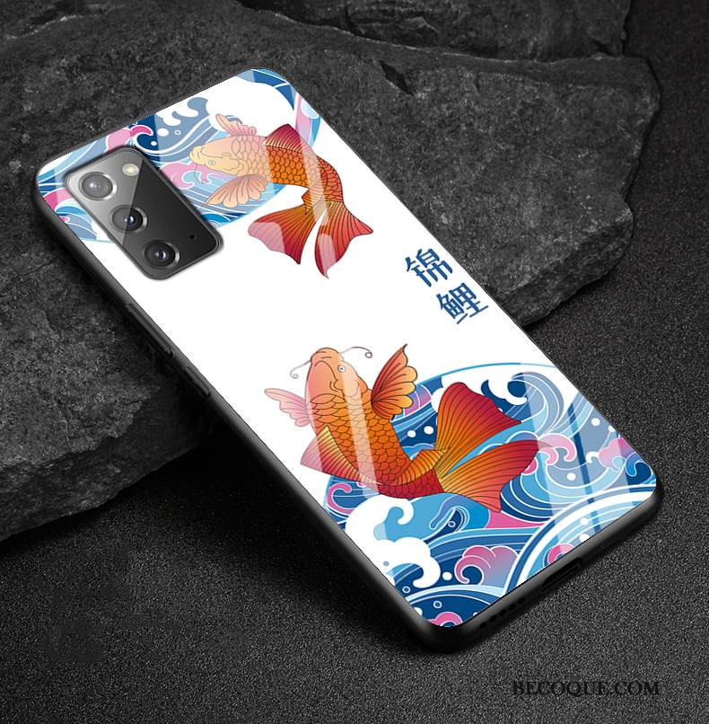 Kuori Samsung Galaxy Note20 Suojaus Persoonallisuus Puhelimen Kuoret, Kotelo Samsung Galaxy Note20 Pehmeä Neste Muokata Trendi