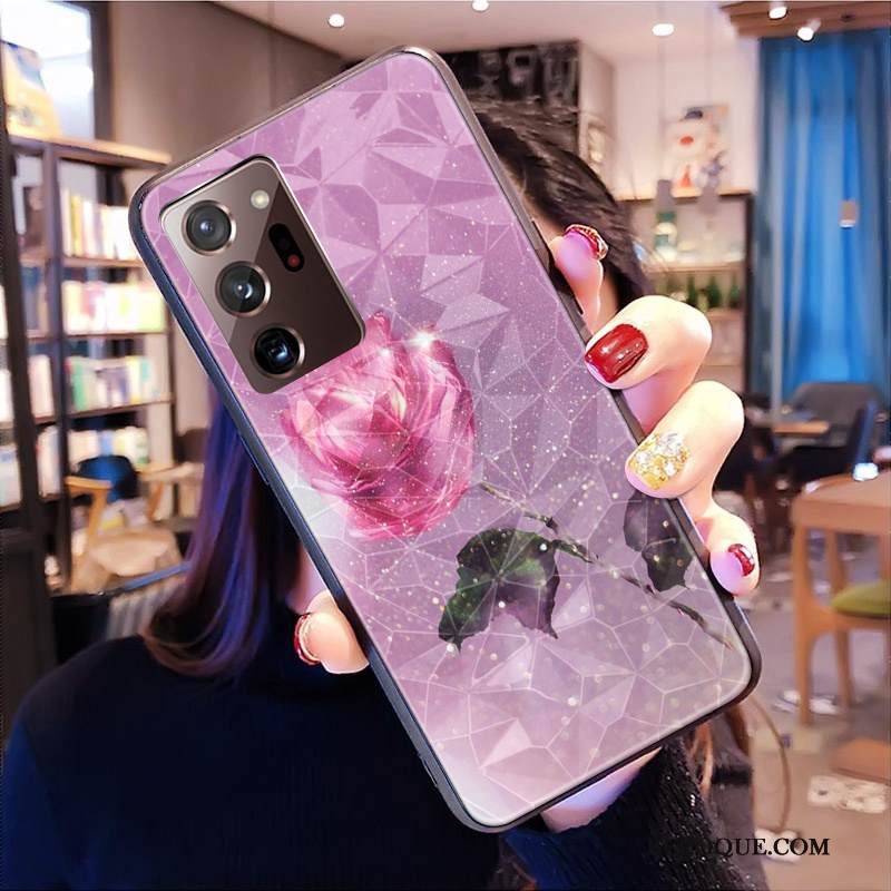 Kuori Samsung Galaxy Note20 Ultra Laukut Muokata Kukkakuvio, Kotelo Samsung Galaxy Note20 Ultra Suojaus Kustannukset Timantti