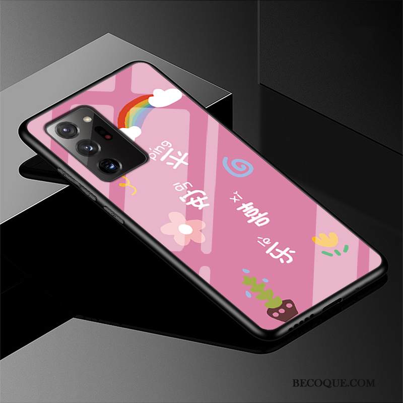 Kuori Samsung Galaxy Note20 Ultra Laukut Muokata Lasi, Kotelo Samsung Galaxy Note20 Ultra Suojaus Murtumaton Jauhe