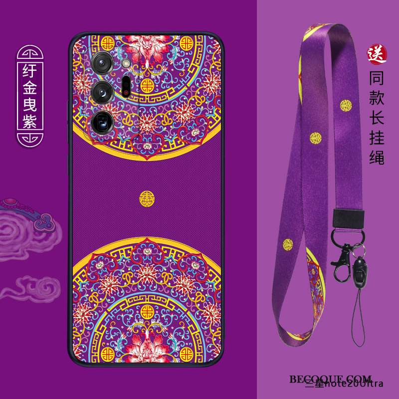 Kuori Samsung Galaxy Note20 Ultra Silikoni Pesty Suede Kiinalainen Tyyli, Kotelo Samsung Galaxy Note20 Ultra Suojaus Trendi Murtumaton