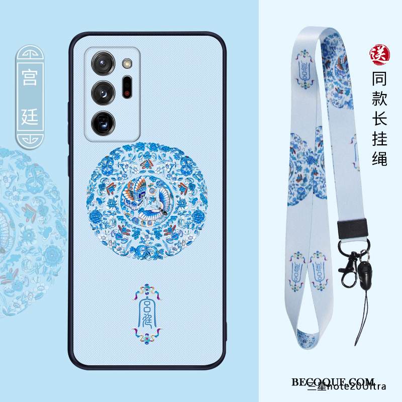 Kuori Samsung Galaxy Note20 Ultra Silikoni Pesty Suede Kiinalainen Tyyli, Kotelo Samsung Galaxy Note20 Ultra Suojaus Trendi Murtumaton