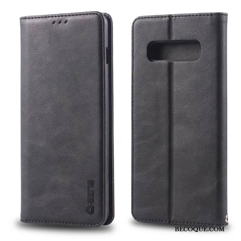 Kuori Samsung Galaxy S10 5g Nahka Liiketoiminta Puhelimen Kuoret, Kotelo Samsung Galaxy S10 5g Suojaus Jian Jie Ylellisyys