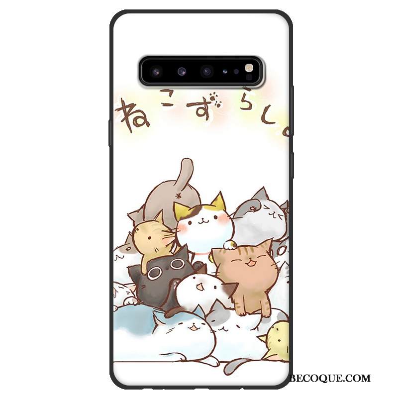 Kuori Samsung Galaxy S10 5g Pehmeä Neste Jauhe Pesty Suede, Kotelo Samsung Galaxy S10 5g Suojaus Musta Puhelimen Kuoret