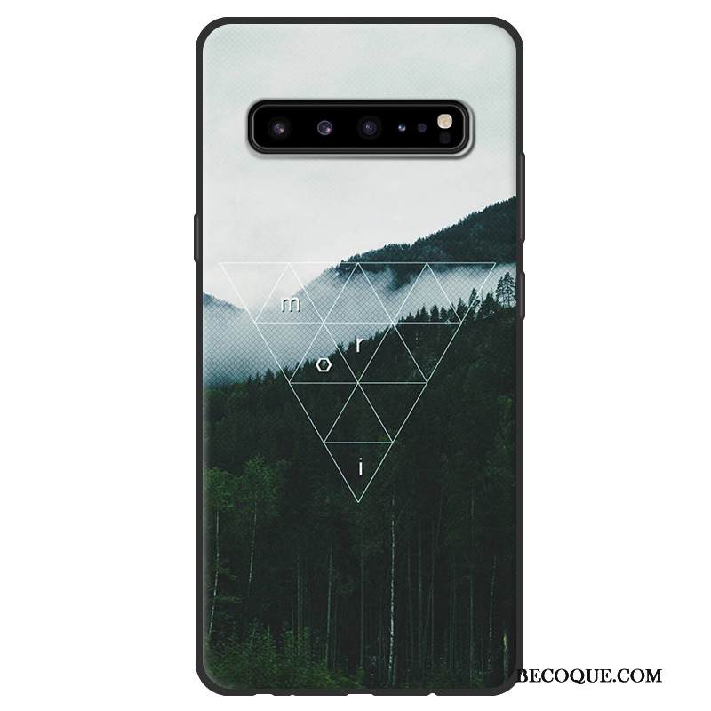 Kuori Samsung Galaxy S10 5g Pehmeä Neste Jauhe Pesty Suede, Kotelo Samsung Galaxy S10 5g Suojaus Musta Puhelimen Kuoret