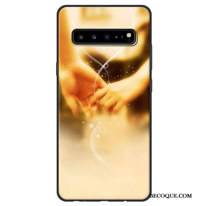 Kuori Samsung Galaxy S10 5g Pehmeä Neste Jauhe Pesty Suede, Kotelo Samsung Galaxy S10 5g Suojaus Musta Puhelimen Kuoret