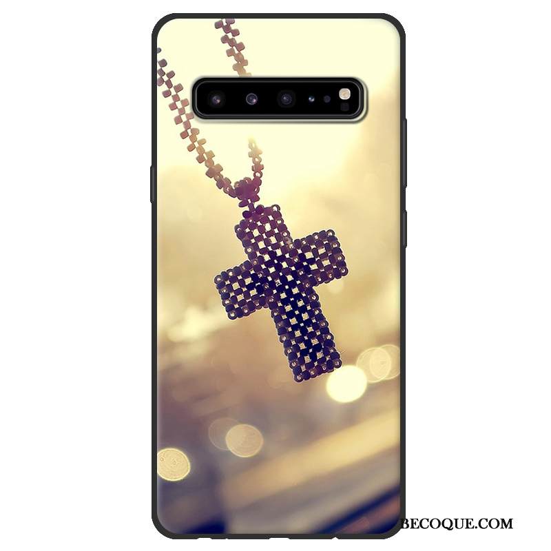 Kuori Samsung Galaxy S10 5g Pehmeä Neste Jauhe Pesty Suede, Kotelo Samsung Galaxy S10 5g Suojaus Musta Puhelimen Kuoret