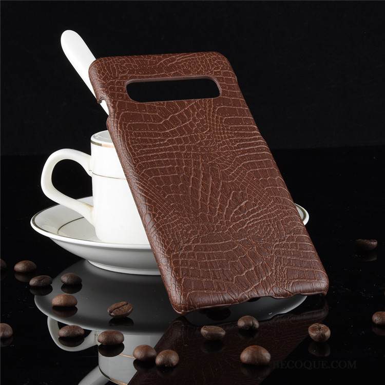 Kuori Samsung Galaxy S10 5g Suojaus Trendi Kukkakuvio, Kotelo Samsung Galaxy S10 5g Laukut Puhelimen Kuoret Krokotiili