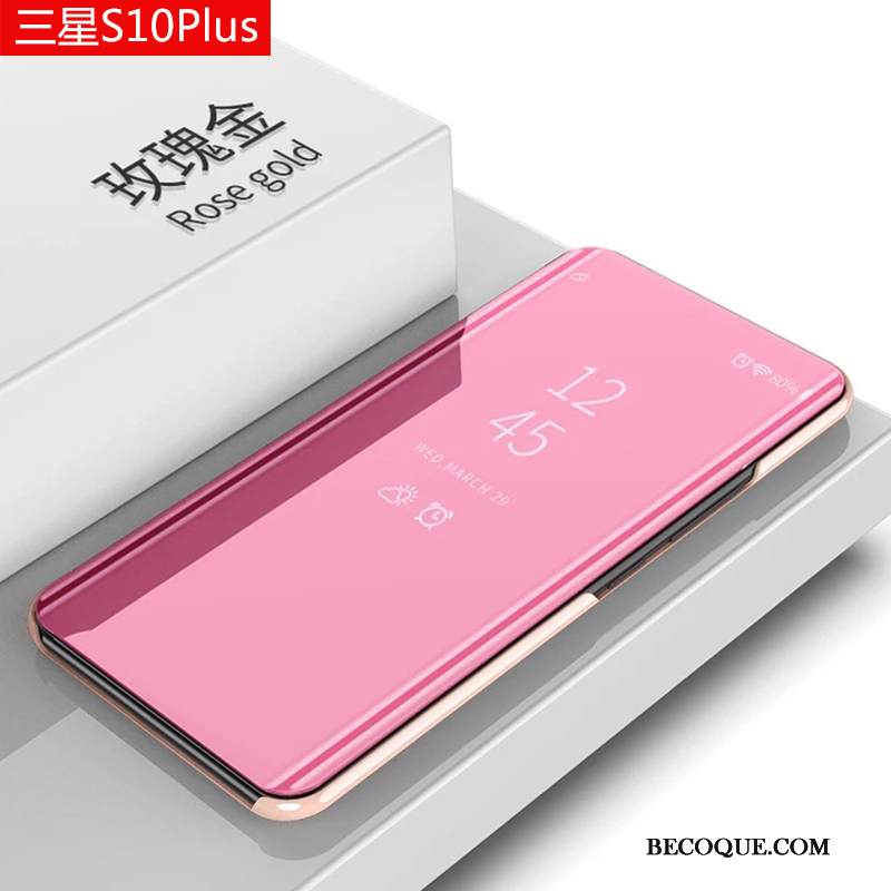 Kuori Samsung Galaxy S10+ Laukut Hopea Trendi, Kotelo Samsung Galaxy S10+ Pehmeä Neste Puhelimen Kuoret Horrostila