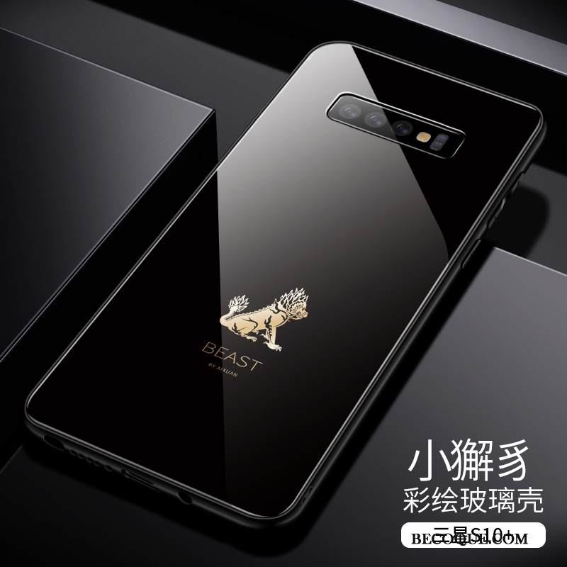 Kuori Samsung Galaxy S10+ Laukut Kiinalainen Tyyli Ohut, Kotelo Samsung Galaxy S10+ Suojaus Puhelimen Kuoret Ylellisyys