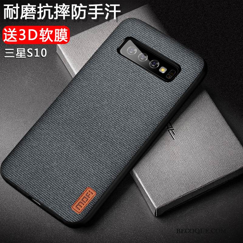 Kuori Samsung Galaxy S10 Laukut Net Red Ylellisyys, Kotelo Samsung Galaxy S10 Pehmeä Neste Kukkakuvio Uusi