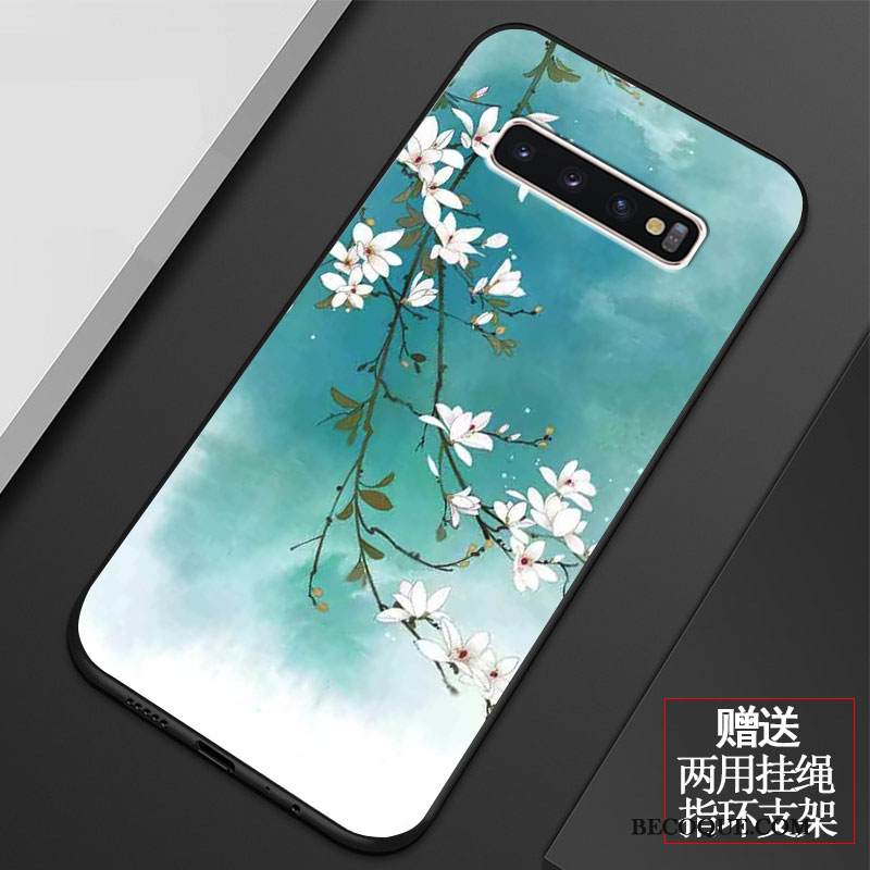 Kuori Samsung Galaxy S10 Laukut Pieni Jauhe, Kotelo Samsung Galaxy S10 Silikoni Taide Puhelimen Kuoret