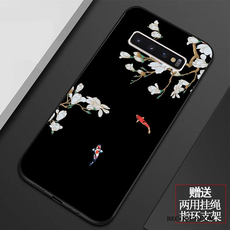 Kuori Samsung Galaxy S10 Laukut Pieni Jauhe, Kotelo Samsung Galaxy S10 Silikoni Taide Puhelimen Kuoret