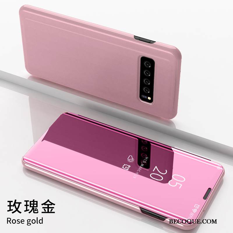 Kuori Samsung Galaxy S10+ Laukut Puhelimen Kuoret Murtumaton, Kotelo Samsung Galaxy S10+ Nahka Persoonallisuus Net Red