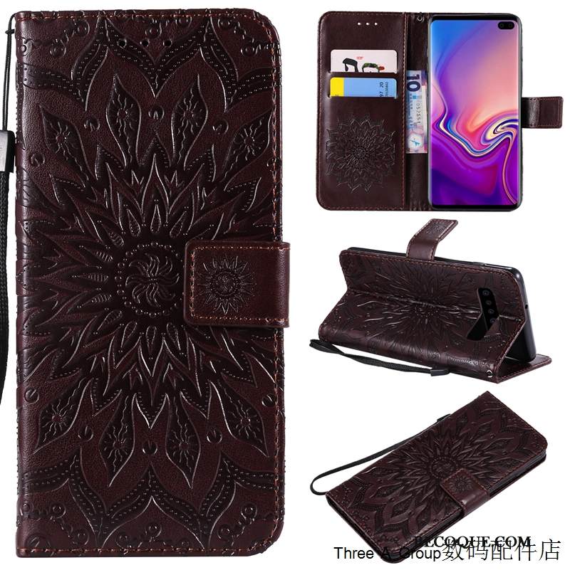 Kuori Samsung Galaxy S10+ Laukut Puhelimen Kuoret Murtumaton, Kotelo Samsung Galaxy S10+ Suojaus Uusi Jauhe