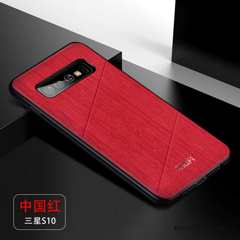 Kuori Samsung Galaxy S10 Laukut Puhelimen Kuoret Net Red, Kotelo Samsung Galaxy S10 Luova Murtumaton Pesty Suede