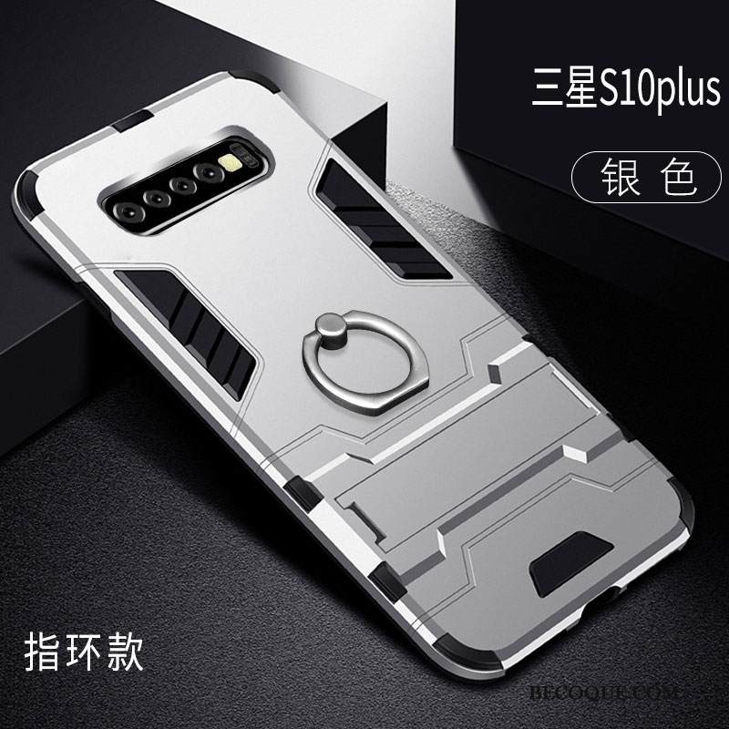 Kuori Samsung Galaxy S10+ Laukut Rengas Pesty Suede, Kotelo Samsung Galaxy S10+ Tuki Murtumaton Persoonallisuus