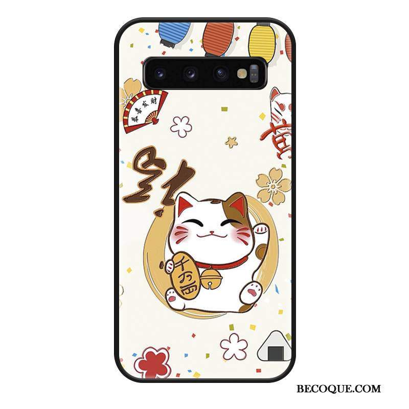 Kuori Samsung Galaxy S10 Laukut Rikkaus Festivaali, Kotelo Samsung Galaxy S10 Suojaus Murtumaton Ripustettavat Koristeet