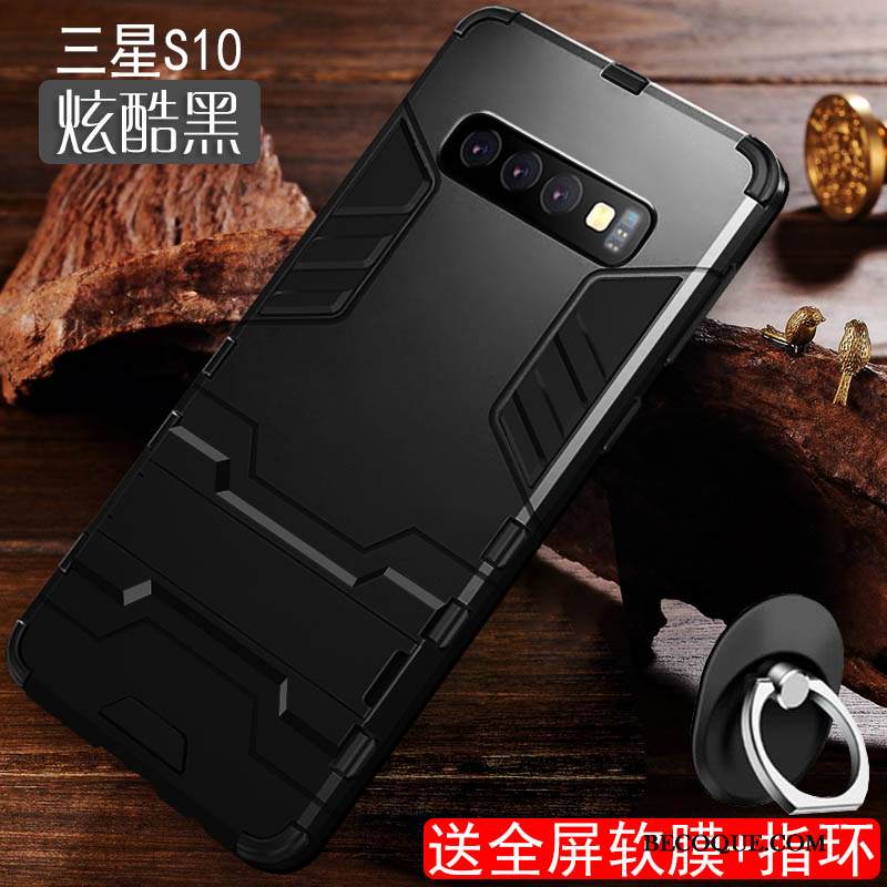 Kuori Samsung Galaxy S10 Laukut Sininen Kova, Kotelo Samsung Galaxy S10 Suojaus Murtumaton Puhelimen Kuoret