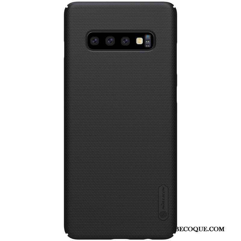 Kuori Samsung Galaxy S10 Laukut Sininen Pesty Suede, Kotelo Samsung Galaxy S10 Suojaus Kova Murtumaton