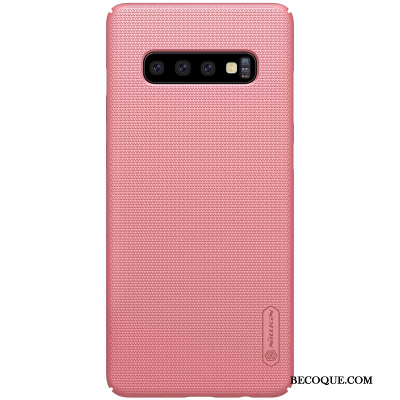 Kuori Samsung Galaxy S10 Laukut Sininen Pesty Suede, Kotelo Samsung Galaxy S10 Suojaus Kova Murtumaton