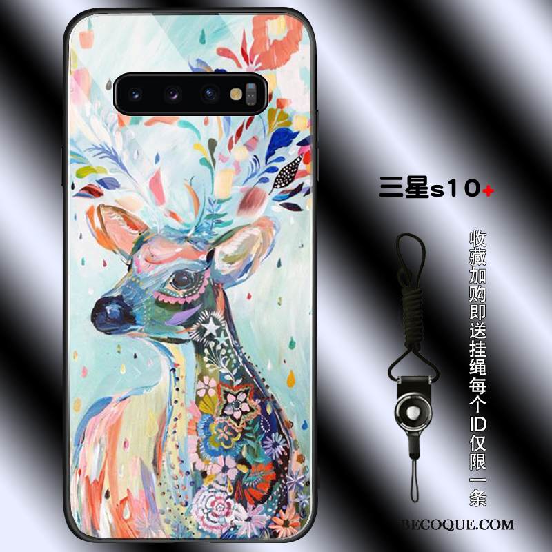 Kuori Samsung Galaxy S10+ Laukut Trendi Puhelimen Kuoret, Kotelo Samsung Galaxy S10+ Suojaus Persoonallisuus Murtumaton