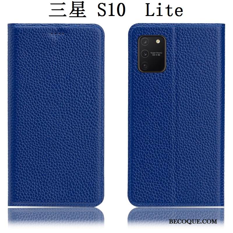 Kuori Samsung Galaxy S10 Lite Kuoret Puhelimen Kuoret Punainen, Kotelo Samsung Galaxy S10 Lite Laukut Litsi Kukkakuvio