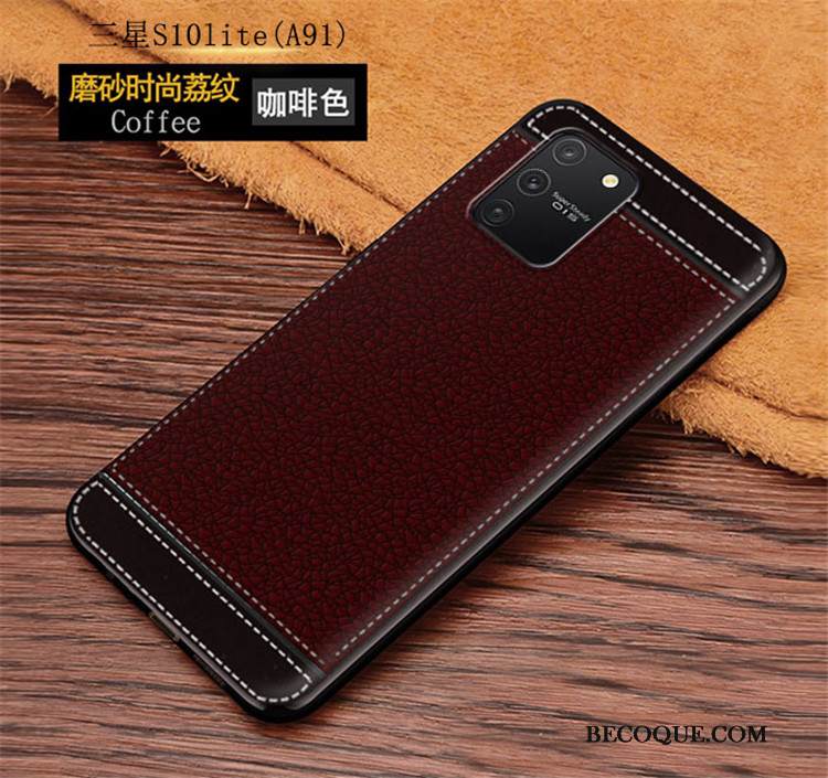 Kuori Samsung Galaxy S10 Lite Laukut Persoonallisuus Pesty Suede, Kotelo Samsung Galaxy S10 Lite Silikoni Puhelimen Kuoret Kukkakuvio