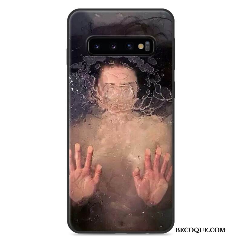 Kuori Samsung Galaxy S10+ Luova Murtumaton Trendi, Kotelo Samsung Galaxy S10+ Tila Harmaa Puhelimen Kuoret