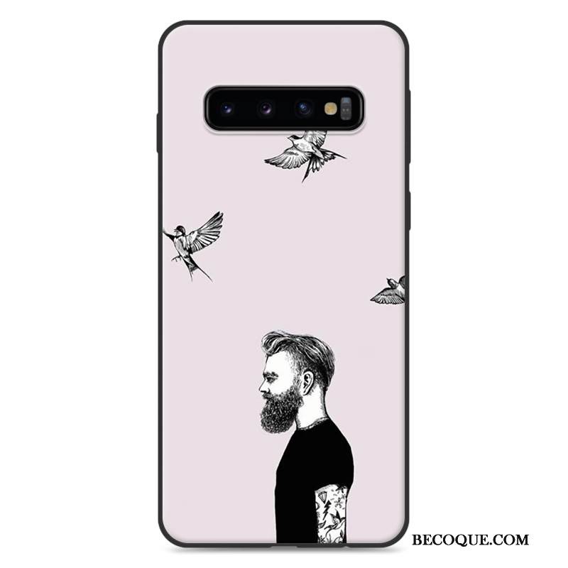 Kuori Samsung Galaxy S10+ Luova Murtumaton Trendi, Kotelo Samsung Galaxy S10+ Tila Harmaa Puhelimen Kuoret