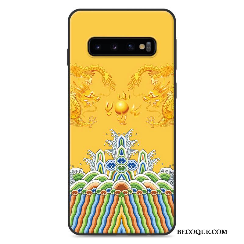 Kuori Samsung Galaxy S10+ Luova Murtumaton Trendi, Kotelo Samsung Galaxy S10+ Tila Harmaa Puhelimen Kuoret
