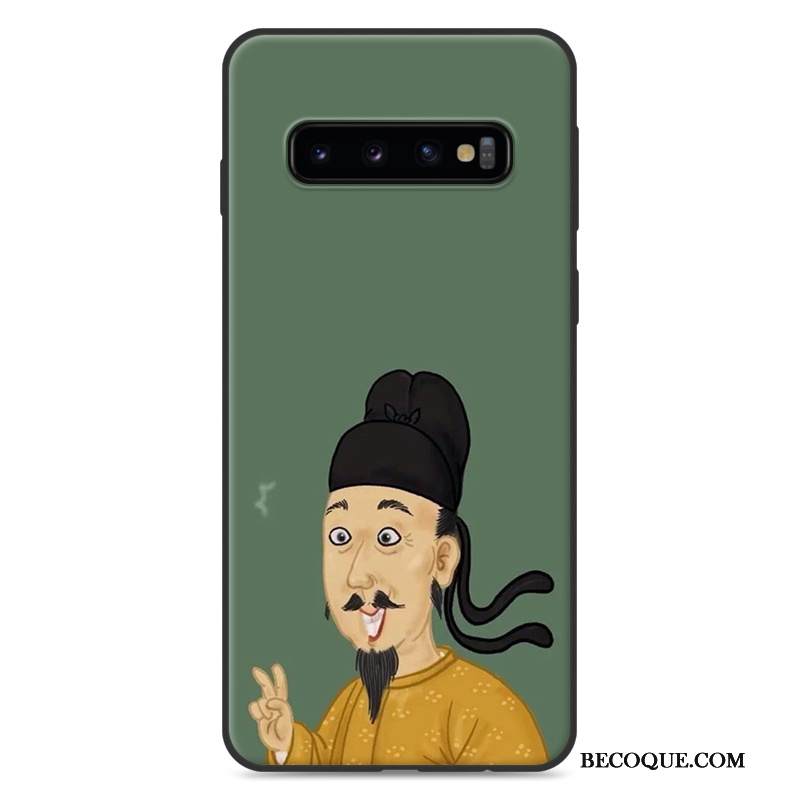 Kuori Samsung Galaxy S10+ Luova Murtumaton Trendi, Kotelo Samsung Galaxy S10+ Tila Harmaa Puhelimen Kuoret