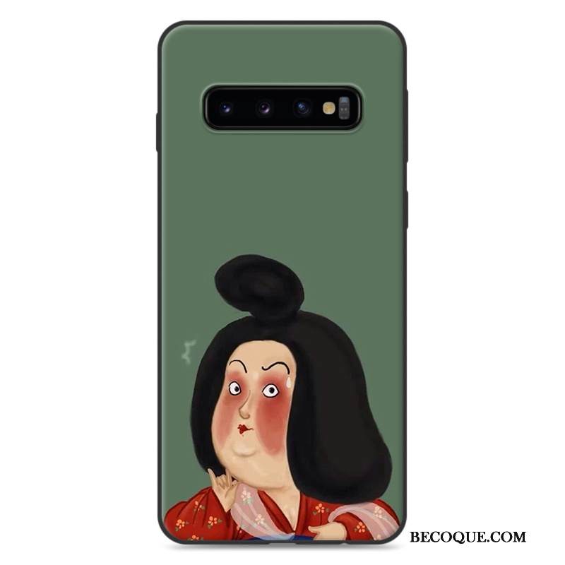 Kuori Samsung Galaxy S10+ Luova Murtumaton Trendi, Kotelo Samsung Galaxy S10+ Tila Harmaa Puhelimen Kuoret