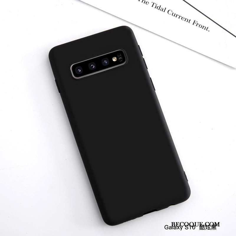 Kuori Samsung Galaxy S10 Luova Ohut Harmaa, Kotelo Samsung Galaxy S10 Laukut Murtumaton Pesty Suede