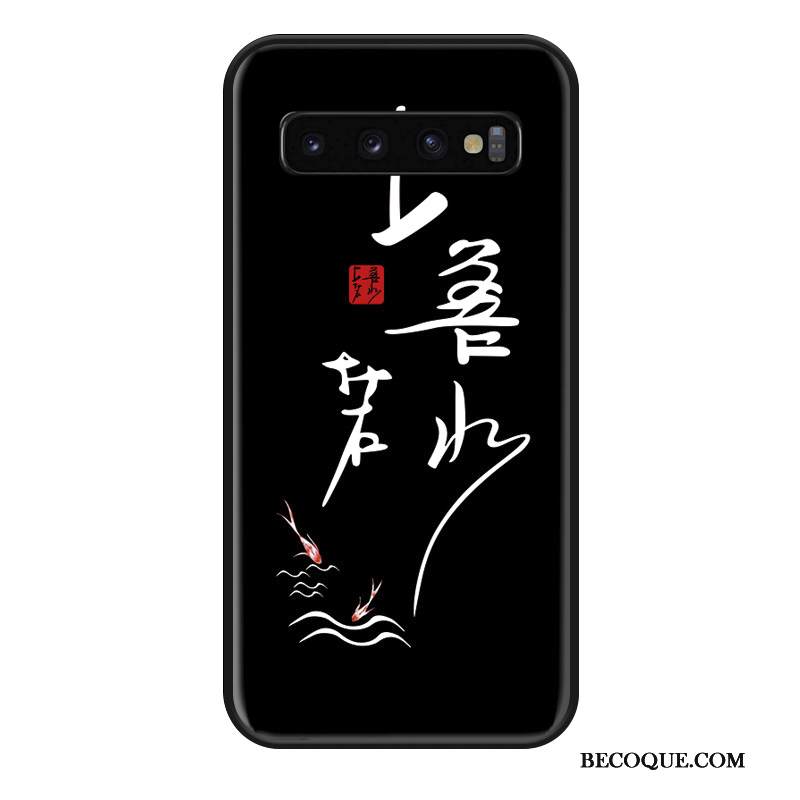 Kuori Samsung Galaxy S10 Luova Ripustettavat Koristeet Murtumaton, Kotelo Samsung Galaxy S10 Laukut Klassinen Taide