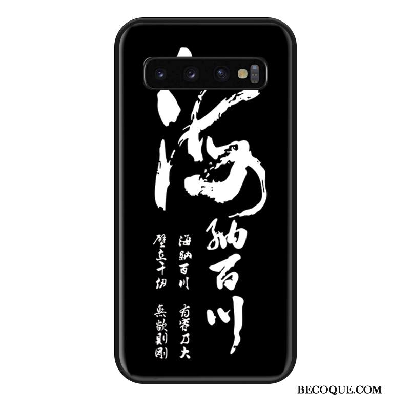 Kuori Samsung Galaxy S10 Luova Ripustettavat Koristeet Murtumaton, Kotelo Samsung Galaxy S10 Laukut Klassinen Taide