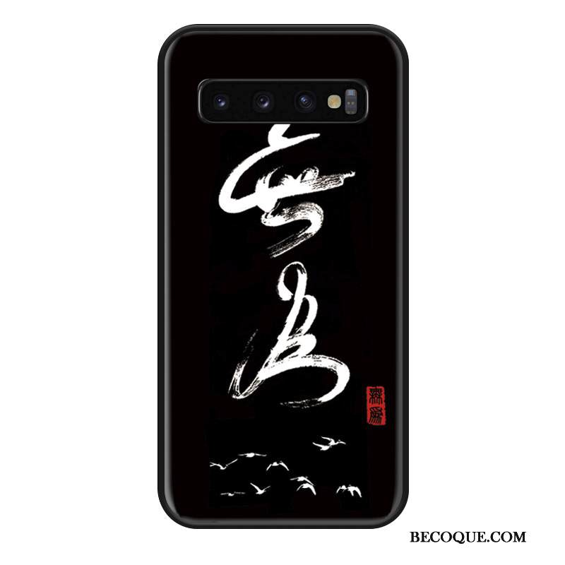 Kuori Samsung Galaxy S10 Luova Ripustettavat Koristeet Murtumaton, Kotelo Samsung Galaxy S10 Laukut Klassinen Taide