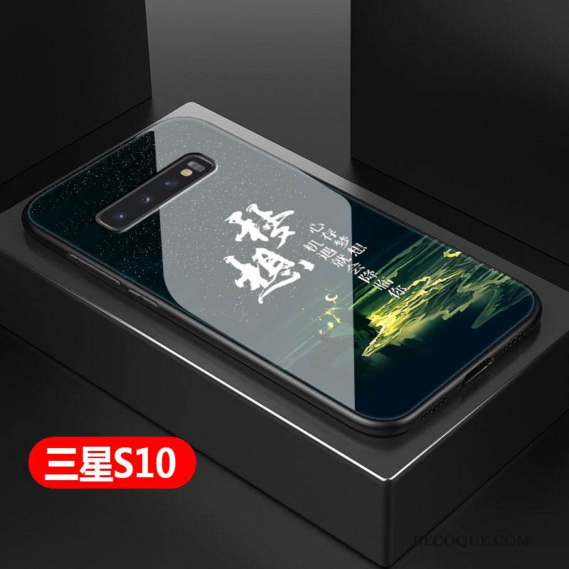 Kuori Samsung Galaxy S10 Luova Tide-brändi Kova, Kotelo Samsung Galaxy S10 Suojaus Yksinkertainen Murtumaton