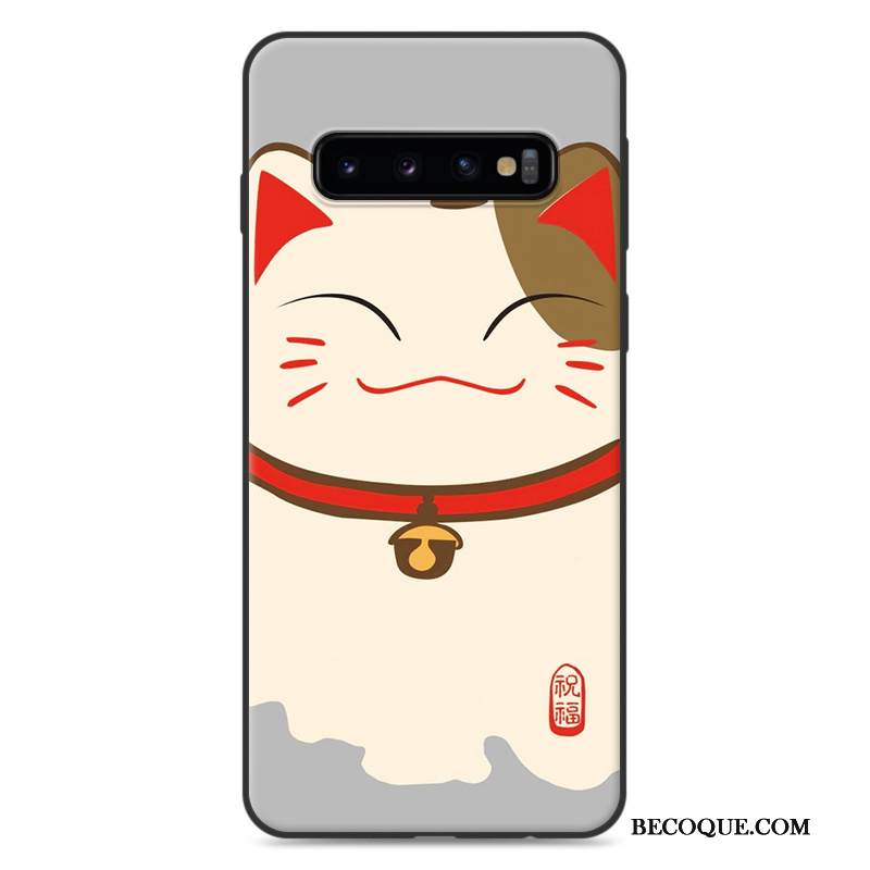 Kuori Samsung Galaxy S10+ Maalaus Puhelimen Kuoret Sininen, Kotelo Samsung Galaxy S10+ Suojaus Maisema