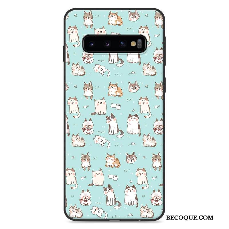 Kuori Samsung Galaxy S10+ Maalaus Puhelimen Kuoret Sininen, Kotelo Samsung Galaxy S10+ Suojaus Maisema