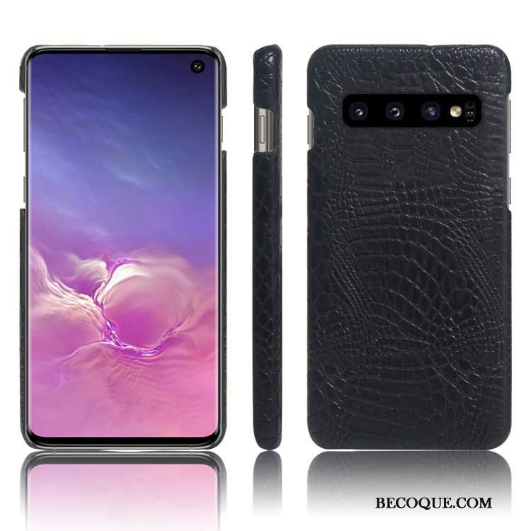 Kuori Samsung Galaxy S10+ Nahka Murtumaton Keltainen, Kotelo Samsung Galaxy S10+ Suojaus Uusi Puhelimen Kuoret