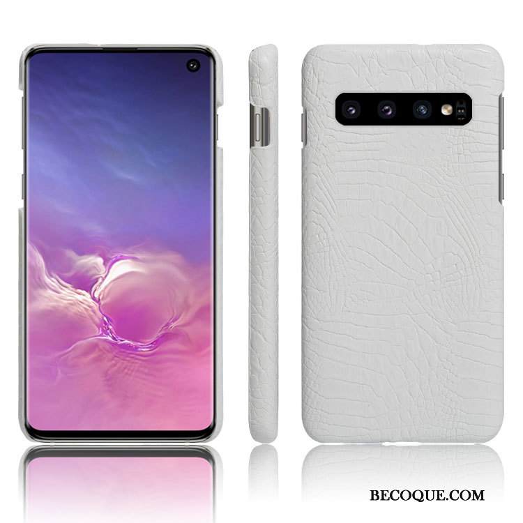 Kuori Samsung Galaxy S10+ Nahka Murtumaton Keltainen, Kotelo Samsung Galaxy S10+ Suojaus Uusi Puhelimen Kuoret