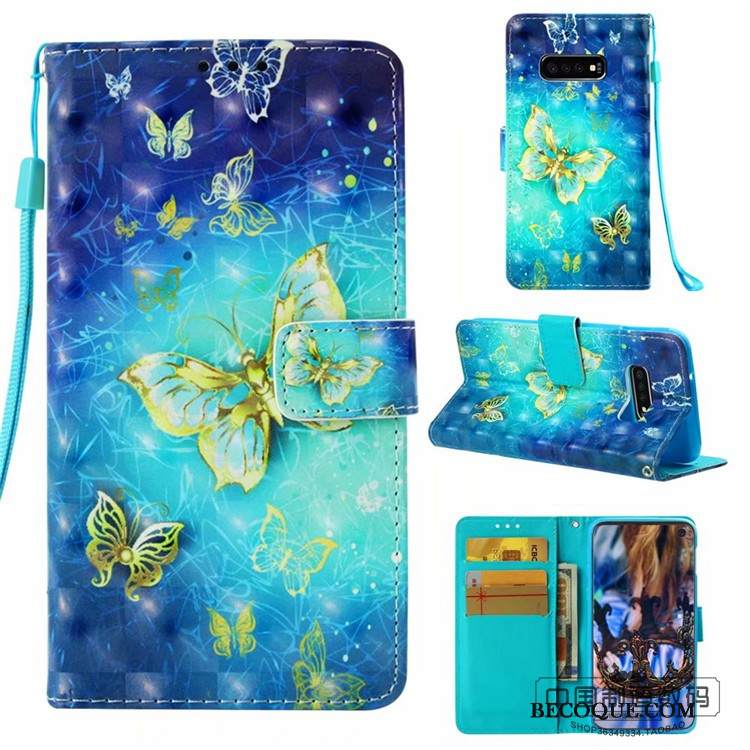 Kuori Samsung Galaxy S10+ Pehmeä Neste Jauhe Kortti, Kotelo Samsung Galaxy S10+ Suojaus Murtumaton