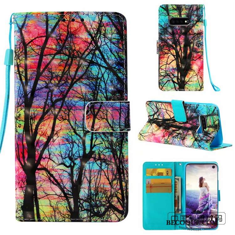 Kuori Samsung Galaxy S10+ Pehmeä Neste Jauhe Kortti, Kotelo Samsung Galaxy S10+ Suojaus Murtumaton