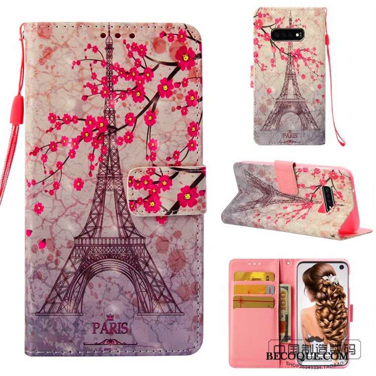 Kuori Samsung Galaxy S10+ Pehmeä Neste Jauhe Kortti, Kotelo Samsung Galaxy S10+ Suojaus Murtumaton