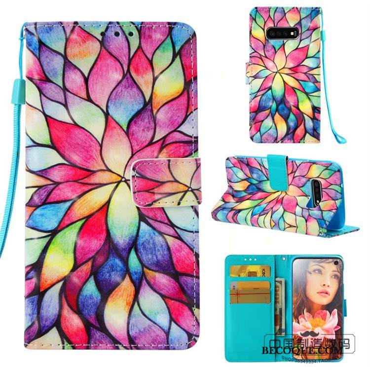 Kuori Samsung Galaxy S10+ Pehmeä Neste Jauhe Kortti, Kotelo Samsung Galaxy S10+ Suojaus Murtumaton