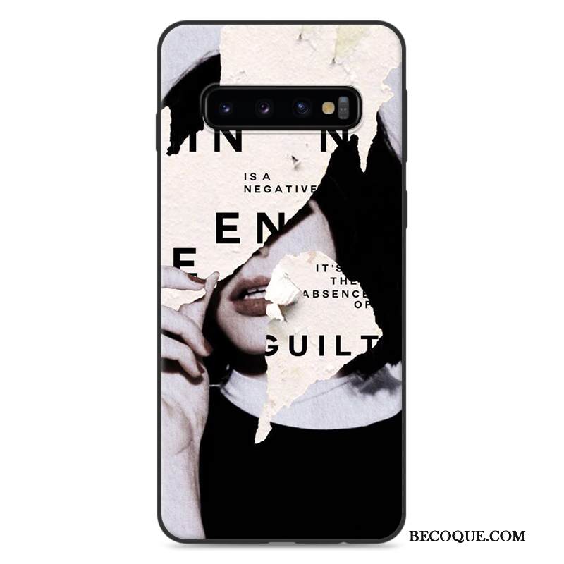 Kuori Samsung Galaxy S10 Pehmeä Neste Murtumaton Persoonallisuus, Kotelo Samsung Galaxy S10 Sarjakuva Uusi Puhelimen Kuoret